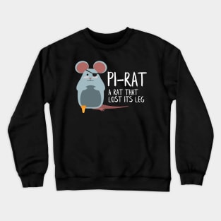 Pirat  Gift for Rat Lovers Funny Mice  Mouse Rat Crewneck Sweatshirt